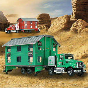 KDW 1:50 Nouveau Design Comme Cadeaux Pour Enfants Déformé Camper Caravan Rv Toy Car Trailer Real Model Toy Toy Truck Die Cast Alloy Toy Cars - Product Image 4