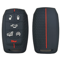 Housse de porte-clés en silicone pour Dodge RAM 1500 2500 3500 4500 5500 Pickup 2019 2020 2021 2022 Accessoires de voiture
