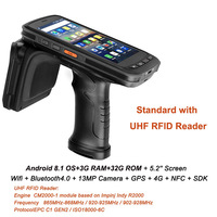 Lector RFID UHF 4G Android 13 Chainway OEM C72 IP65 para Almacén, Escáner de Códigos de Barras 1D/2D, 865-868MHz / 920-925MHz / 902-928MHz