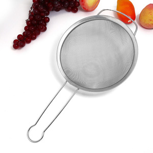 Stainless Steel Oil <b>Strainer</b> 10Cm Wide Rim Fine <b>Mesh</b> For Baking Soy Milk Bird Nest Cleaning - Product Image 4