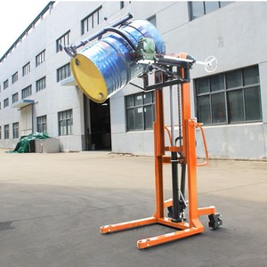 เครื่องยกถังเหล็ก 200 กก. เส้นผ่านศูนย์กลาง 585 มม. แบบมือหมุนสำหรับถ่ายน้ำมันออกจากถัง - Product Image 1