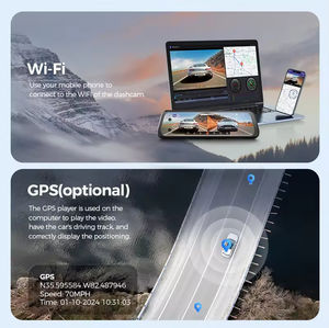 מקליט נהיגה KOEN/OEM AR09 9.66 אינץ' <span class=keywords><strong>1080P</strong></span> מצלמת מראה אחורית עם מסך IPS רחב זווית 150 מעלות, עמיד למים, חיישן G עבור HAVAL BIG - Product Image 4