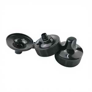 Plastic PP Non-Spill <b>Flip</b> <b>Top</b> Cap for <b>Bottles</b> <b>with</b> Sharp Tongue and Silicone Valve Industrial Chemical Use - Product Image 4