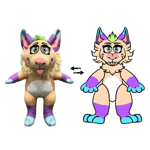 Peluche de Lobo Gris Personalizado, Juguete de Peluche de Dibujos Animados, Regalo para Niño - Product Image 4