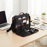Tas Ransel Laptop Mudah Dibawa untuk Perjalanan Bisnis, Kantor, Penyimpanan Komputer, Tas Selempang, Tempat Laptop untuk Pria