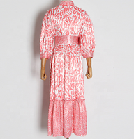 Tongrui vente chaude femmes vêtements Sexy Mature décontracté Vestido Mini longueur en mousseline de soie robe de montage