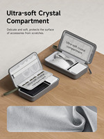 Étui rigide en EVA personnalisé, étanche, portable, pour le rangement d'électronique, petit sac de rangement pour accessoires électroniques X-JIANYE