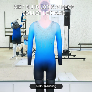 Justaucorps sans manches en spandex brillant personnalisé pour femmes, orné de strass, confortable et durable, pour la gymnastique et la danse - Product Image 2