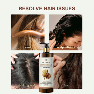 Shampooing Bio au Beurre de Karité OEM Hydratant en Profondeur Réparateur Cheveux Secs et Abîmés Anti-Frisottis Nourrit le <span class=keywords><strong>Cuir</strong></span> <span class=keywords><strong>Chevelu</strong></span> <span class=keywords><strong>Doux</strong></span> Lisse et Brillant - Product Image 6