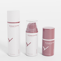 Pot de pompe sans air en plastique de haute qualité personnalisé 15ml 30ml 50ml PP Lotion sous vide crème shampooing emballage cosmétique avec logo