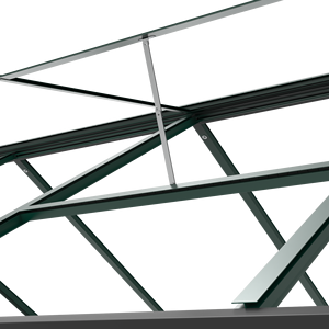 <strong>6</strong> <strong>X</strong> 10 FT Polycarbonate Garden <strong>Greenhouse</strong> Black Color with One Sliding Door Metal Frame Easy Assembly - Product Image 4