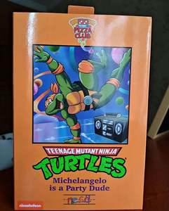 หุ่นจำลองให้เช่า4คน, 1987อนิเมะ neca Leonardo donatello Michelangelo rapael ของแท้ - Product Image 4