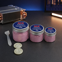 Pâte thermique en silicone à faible conductivité (12,8 W/m.K) 20g 50g 100g pour SSD, GPU, VGA et remplissage de joints électroniques