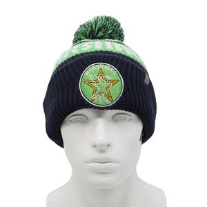 Gorros de Lana con Forro Polar Cálido de Alta Calidad, con Patrones de Bordado Complejo Personalizados al por Mayor - Product Image 4