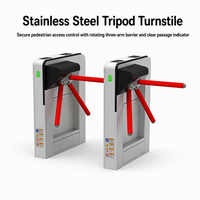 Hot Sale High Security Tripod Turnstile Gate 304 Stainless Steel Automatic Pedestrian Access Control Barrier for Office