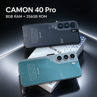 Camon 40 Pro Original Écran Incurvé HD 6,8 pouces 12+256 Go 5G LTE Smartphone de Jeu 8000 mAh 108 MP Reconnaissance Faciale