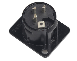 Bộ Kết Nối Khung Gầm Mô-đun Loại 3 Chân XLR Đầu Cắm Nam XLR + Ổ Cắm Nữ Đặt Hợp Kim Kẽm + Tiếp Điểm Bằng Đồng Nguyên Chất - Product Image 5