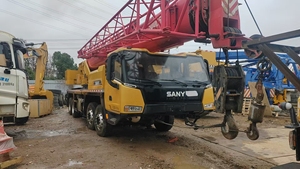 Grue de camion SAN d'occasion 50t STC2200 STC800E5 STC550T5 STC250H avec moteur, boîte de vitesses, pompe hydraulique, roulement, hauteur de levage 50m - Product Image 2