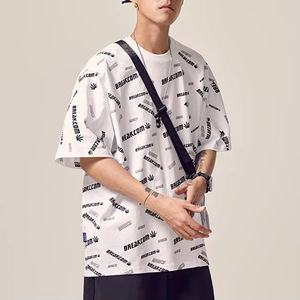 Fabricant en gros 230 grammes de haute qualité 100% coton Streetwear T-Shirt personnalisé mode entièrement imprimé graphique T-Shirt pour hommes - Product Image 3