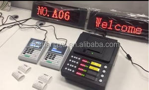 Sistema Simples de Chamada de Número de Fila Sem Fio com Dispensador de Bilhetes de Fila com Botão de Pressão - Product Image 3