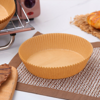 Papiers de cuisson jetables antiadhésifs, résistants à la chaleur et adaptés aux aliments, pour friteuse à air, cuisson et pâtisserie