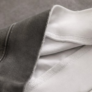 T-shirts à manches longues surdimensionnés pour hommes, personnalisés, style streetwear, teints aux pigments, délavés, effet soleil, usés, 425 GSM - Product Image 4