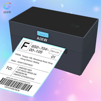 AIXW Printer USB termal 110mm, untuk Bluetooth Wi-Fi dengan dudukan kertas gratis, paket pos Label pengiriman kilat, stok industri
