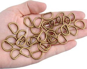 Bronagrand Pieces Inch Metal Bronze D Ring Buckles D Ring Loop For Handbag <b>Purse</b> Clothes DIY Accessories - Product Image 6