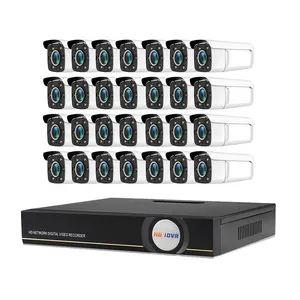 4K 32CH POE AI sistema di telecamere di sicurezza con Kit Audio NVR CCTV telecamera IP esterna H.265 P2P Set di videosorveglianza