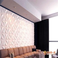 Panel de Pared 3D de Fibra Vegetal para Renovación del Hogar