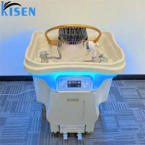 Lavabo Portátil para Salón de Belleza KISEN, Equipo de Lavado de Cabello Móvil, Lavabo para Spa Capilar, 80 cm de Altura - Product Image 5