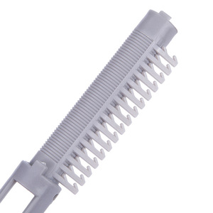 Hair Roller <b>Set</b> Plastic Rods <b>Pink</b> And Gray Heatless Curling <b>Tools</b> For Salon Use - Product Image 3