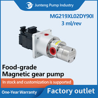 Pompe à engrenages à entraînement magnétique 316L sans fuite |   Pompe de remplissage de précision pour boissons et lait |   Pompe doseuse durable