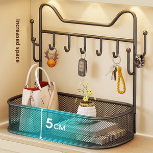 Entrance Hallway Key <b>Storage</b> Box Doorway <b>Shoe</b> Cabinet Top Ornament Organizer Jewelry Display <b>Shelf</b> Minimalist Style - Product Image 3