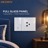 118 modèle 115V-250V maison interrupteurs électrique Type affleurant interrupteur prise mur thaïlande prises et interrupteurs électriques
