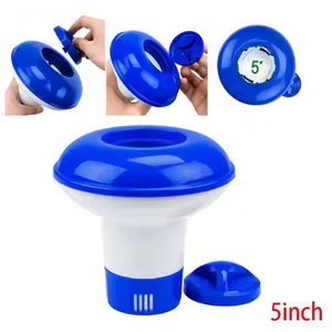Distributeur de comprimés de chlore flottant de 5 pouces pour piscines Spa Hot Tubs avec capuchon de contrôle de dosage réglable - Product Image 5