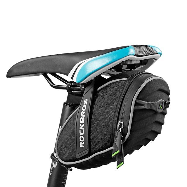 Rockbros Wholesale Mountain Road Bike Saddle Bag 3d Shell Quakeproof Bicycle Cycling Rear Seat Bag