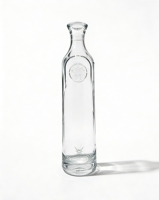 Bouteilles à liqueur carrées en verre transparent, durables et bon marché, les plus vendues, avec bouchon en liège, finition givrée/mate, pour whisky, brandy, rhum, vodka