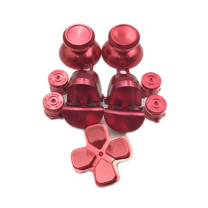 Đầy Đủ Kim Loại Bullet Nút Thumbsticks ABXY L1 R1 <span class=keywords><strong>L2</strong></span> <span class=keywords><strong>R2</strong></span> Dpad D-Pad Nhôm Kích Hoạt Nút Cho PS4 Điều Khiển jds-040 Jdm-040 - Product Image 4