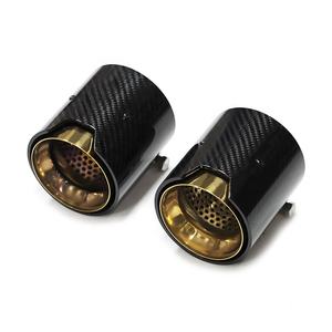 SYPES Carbon Gold Silenciador Punta de escape Tubo de escape Sistema de escape para <span class=keywords><strong>BMW</strong></span> M135i M235i M140i M240i <span class=keywords><strong>M335i</strong></span> M340i M435i M440i - Product Image 5