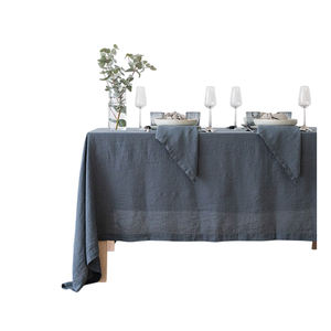 Elegante camino de mesa de lino rústico suave y lavable para comedor, vacaciones y uso en la cocina - Product Image 5