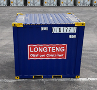 Conteneur Offshore Sec Fermé de 3m (10 pieds) Conforme aux Normes DNV 2.7-1 et ISO 18055