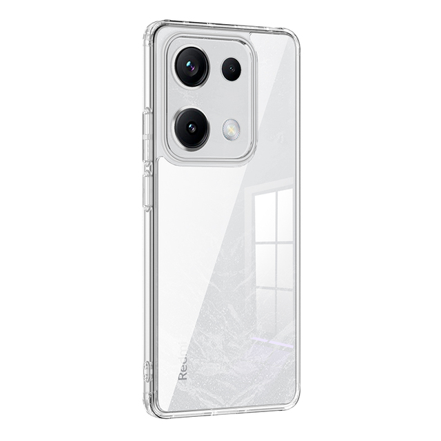 Shockproof Matte Black Crystal Clear Soft TPU Hard PC Protective Mobile Phone Case for Xiaomi Redmi Note 14s Poco F7 Ultra