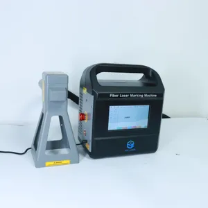 Handheld Fiber Laser Marking Machine Laser Dot Peen Engraving for Restaurants Farms DXF Format Supported-Available for Sale