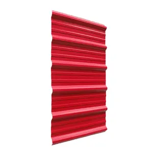 High Quality Red Color Steel Roof Sheet Price Colored Translucent Frp Roofing Sheets