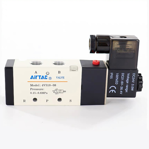 Van khí nén định hướng 5 chiều <span class=keywords><strong>2</strong></span> vị trí AirTAC 4V210-06 4V210-08 Van điện từ 3V210-06 3V220-06 Phụ tùng khí nén - Product Image 6