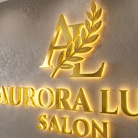 Lettres de signalisation lumineuses LED pour salon de beauté, enseigne en métal 3D avec lettres LED, enseigne personnalisée pour entreprise, extérieur
