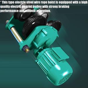 Polipasto Eléctrico de Construcción con Precio de Fábrica, Polipasto Eléctrico de Cable Metálico con Caja de Cambios de Alta Calidad, Grúa de 2 Toneladas - Product Image 3