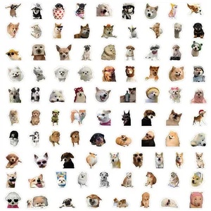 10/50/100 Uds. Pegatinas divertidas de perros, calcomanías bonitas de dibujos animados, juguete, papelería, guitarra, teléfono, bicicleta, portátil, equipaje, coche, grafiti, pegatinas para niños - Product Image 4