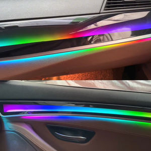 Lumière d'ambiance aux couleurs dynamiques pour BMW Série 5 (F18/F10) 2011-2017 Kit de mise à niveau de l'éclairage intérieur de la voiture Accessoires - Product Image 6